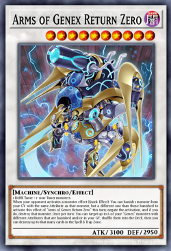 Arms of Genex Return Zero BLTR-EN009 - Secret Rare - NM - YUGIOH TCG - Image 1