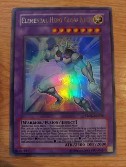 Elemental Hero Glow Neos - STON-EN036 - Very Lightly Played VLP - Ultra - Image 1