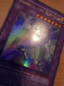 Elemental Hero Glow Neos - STON-EN036 - Very Lightly Played VLP - Ultra - Image 2