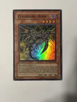 YUGIOH Cyberdark Horn CDIP-EN001 Super 1st Edition - Near Mint! - Image 2