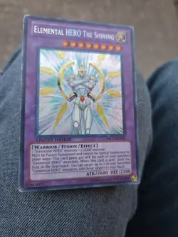 Elemental Hero the Shining PRC1-ENV01 Secret Rare Limited Edition Yu-Gi-Oh Card - Image 3