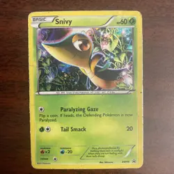 Snivy - BW06 - Pokemon Black & White Promo Ultra Rare Holo Card DMG - Image 1