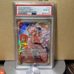 Monkey D Luffy OP05-119 SEC PSA 10 One Piece Card Game Awakening Of The New Era - Image 1