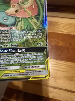 Pokemon TCG Venusaur Snivy Tag Team GX Cosmic Eclipse Holo Card 1/236 2019 - Image 5