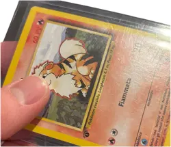 Pokemon Card Base Set Italian Growlithe 28/102. Vintage First Edition - Image 3