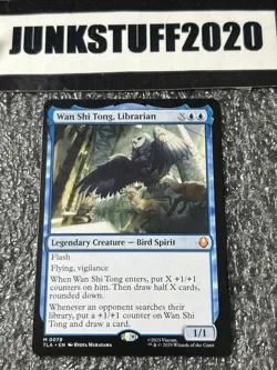 MTG Avatar Wan Shi Tong, Librarian TLA 0078 Non-foil Mythic The Last airbender - Image 1