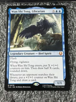 MTG Avatar Wan Shi Tong, Librarian TLA 0078 Non-foil Mythic The Last airbender - Image 2
