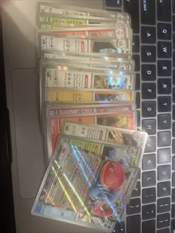 Pokemon TCG Stellar Crown Holo, Reverse Holo, EX cards LOT of 24 - Image 1