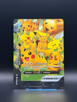 Pikachu V-Union [Set of 4] SWSH: Sword & Shield Promo Cards Holo - Image 5
