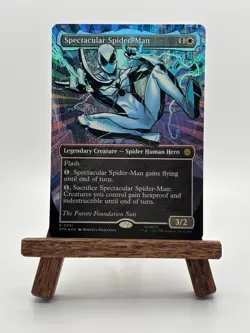 Spectacular Spider-Man 0241 Textured Foil Mint Magic The Gathering - Image 1