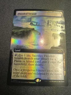 1x FOIL Flooded Strand (0464) Modern Horizons 3 MH3 MTG Magic LP - Image 1