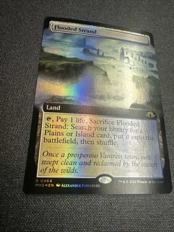1x FOIL Flooded Strand (0464) Modern Horizons 3 MH3 MTG Magic LP - Image 2
