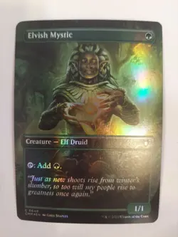 Elvish Mystic (Borderless) Commander Masters Foil - Image 1