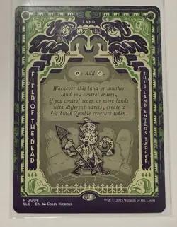 Field Of The Dead, MTG Secret Lair-Encyclopedia of Magic- Non Foil- Near Mint - Image 1
