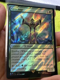 Magic MTG Final Fantasy Collector's Commander Surge Foil Gyre Sage SP FFX - Image 1