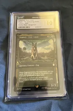 MTG Dogmeat ever loyal Surge Foil Showcase 0868 CGC 10 Fallout Magic - Image 1