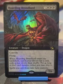 Hoarding Broodlord (Extended Art) March of the Machine Foil - Image 1
