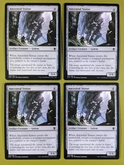Ancestral Statue x4 Dragons of Tarkir 4x Playset Magic the Gathering MTG - Image 1