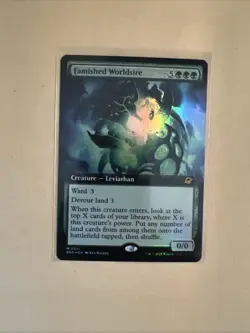 MTG Famished Worldshire EOE 0341 M NM FOIL Extended Art - Image 2