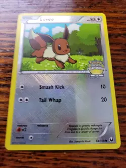 Pokemon TCG Eevee 84/108 Pokemon City Championship Stamp HOLO LP! - Image 1