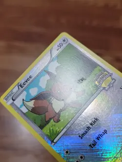 Pokemon TCG Eevee 84/108 Pokemon City Championship Stamp HOLO LP! - Image 2