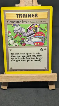 Pokemon TCG Computer Error 16 Black Star Promo Card - Image 1