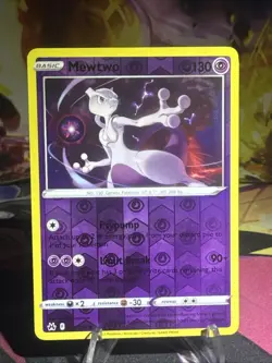Mewtwo 059/159 Pokemon Crown Zenith Sword & Shield Reverse Holo Rare NM - Image 1