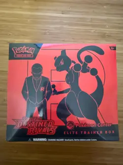 Destined Rivals Pokemon Center Exclusive Elite Trainer Box ETB Sealed - Image 1