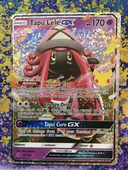 Pokemon TCG- Tapu Lele GX - 60/145 Celebrations - 2021 Holo Rare - MINT - Image 2
