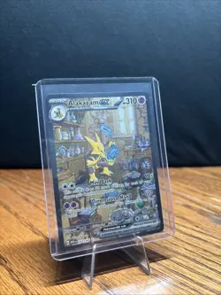 Pokemon TCG Alakazam EX 201/165 Sir Scarlet & Violet 151 English - Image 1