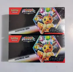 Prismatic Evolutions Surprise Box Lot Of 2 Pokemon TCG Scarlet & Violet Sealed - Image 2
