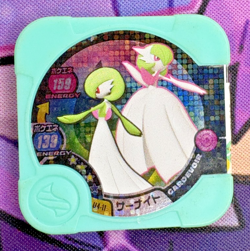 Gardevoir U4-11 Tretta Holo Teal Japanese Pokemon Arcade Game Chip 🍄 - Image 1