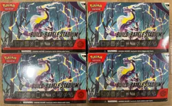 FOUR (4) Pokemon - Scarlet & Violet Base Set - Build & Battle Stadium Box SEALED 820650853470 - Image 1
