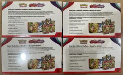 FOUR (4) Pokemon - Scarlet & Violet Base Set - Build & Battle Stadium Box SEALED 820650853470 - Image 2