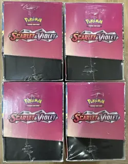 FOUR (4) Pokemon - Scarlet & Violet Base Set - Build & Battle Stadium Box SEALED 820650853470 - Image 3