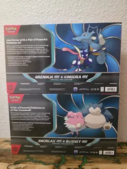 Pokemon LOT Snorlax Ex & Blissey Ex Special Collection Box+ Greninja Kingdra Ex - Image 2