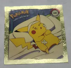 Pokemon Pikachu Stickers Series 1 Gold #G08 Artbox 1999 - Image 1