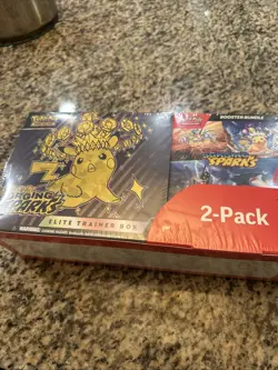Pokemon Surging Sparks Elite Trainer Box + Booster Bundle Costco 2-pack - Image 1