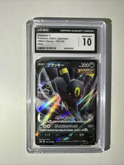 Pokemon TCG Umbreon V 100/184 (2021) VMAX Climax CGC gem mint 10 - Image 1