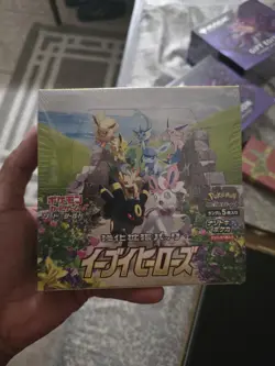 New Japanese Pokemon Sword and Shield Eevee Heroes S6a Booster Box US SELLER - Image 1