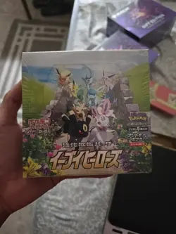 New Japanese Pokemon Sword and Shield Eevee Heroes S6a Booster Box US SELLER - Image 2