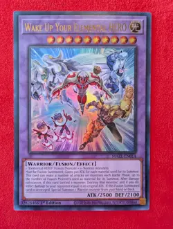 Yugioh Wake Up Your Elemental HERO MAZE-EN014 Ultra Rare 1st Ed NM - Image 1