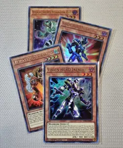 Yugioh! GFP2 Vision HERO Lot (×4) Yu-Gi-Oh! Ultra Rare 1st Edition - Image 1