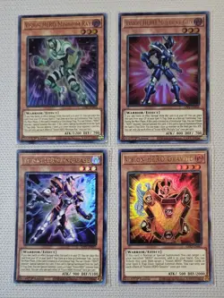 Yugioh! GFP2 Vision HERO Lot (×4) Yu-Gi-Oh! Ultra Rare 1st Edition - Image 2
