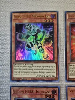 Yugioh! GFP2 Vision HERO Lot (×4) Yu-Gi-Oh! Ultra Rare 1st Edition - Image 4