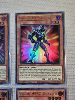 Yugioh! GFP2 Vision HERO Lot (×4) Yu-Gi-Oh! Ultra Rare 1st Edition - Image 5