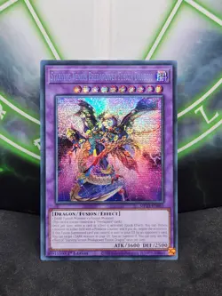 Yugioh Starving Venom Predapower Fusion Dragon MP23-EN081 Prismatic Secret NM - Image 1