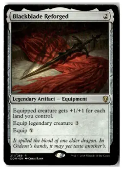 MTG Blackblade Reforged - Dominaria Moderately Played English - Image 1