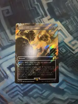 MTG Borderless Surge Foil Galadriel's Dismissal NM Unplayed Commander: LotR - Image 2