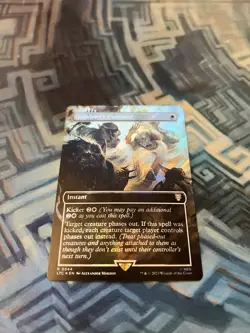 MTG Borderless Surge Foil Galadriel's Dismissal NM Unplayed Commander: LotR - Image 4
